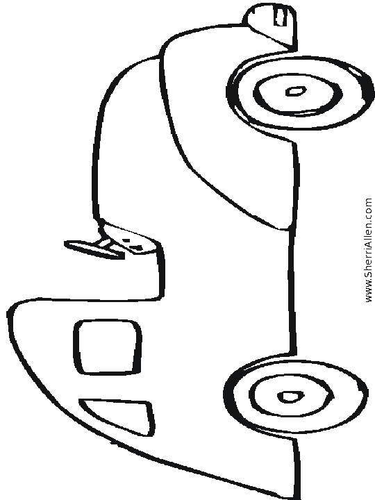Free transportation coloring pages from