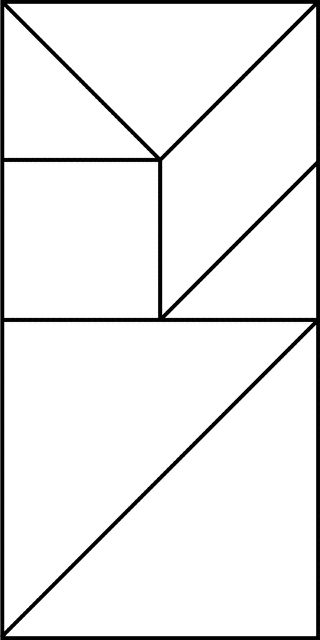 Rectangle clipart etc rectangle tangram clip art
