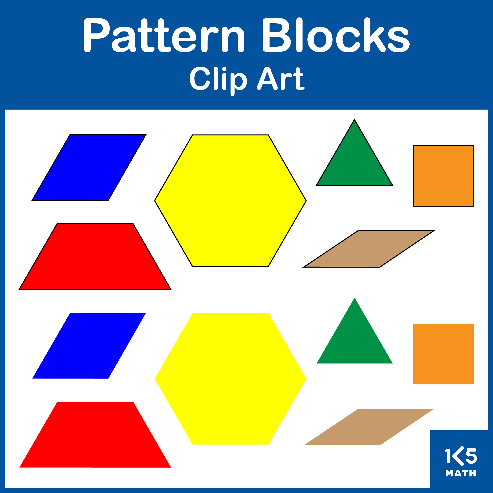 Pattern blocks clip art