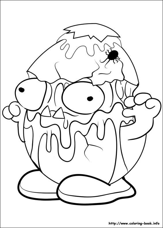 The trash pack coloring picture