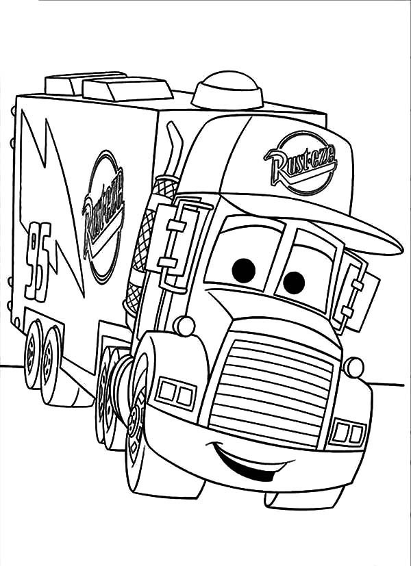Coloring pages garbage truck coloring pictures