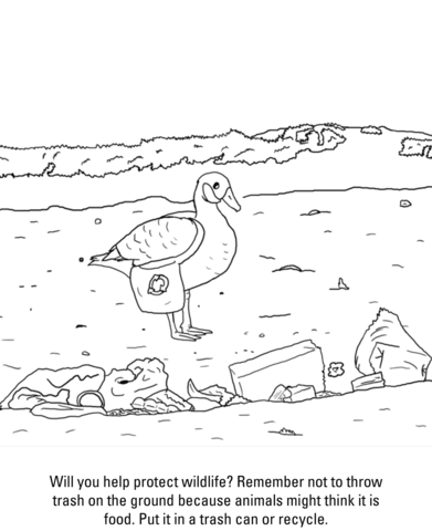 Put trash in a trash can coloring page free printable coloring pages