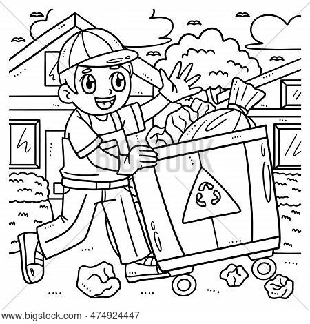 Cute funny coloring vector photo free trial bigstock