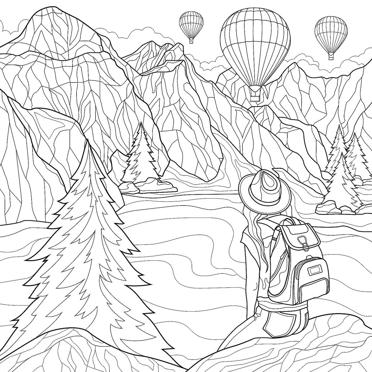 Travel coloring pages free printable coloring pages of scenic places youd want to escape to printables mom