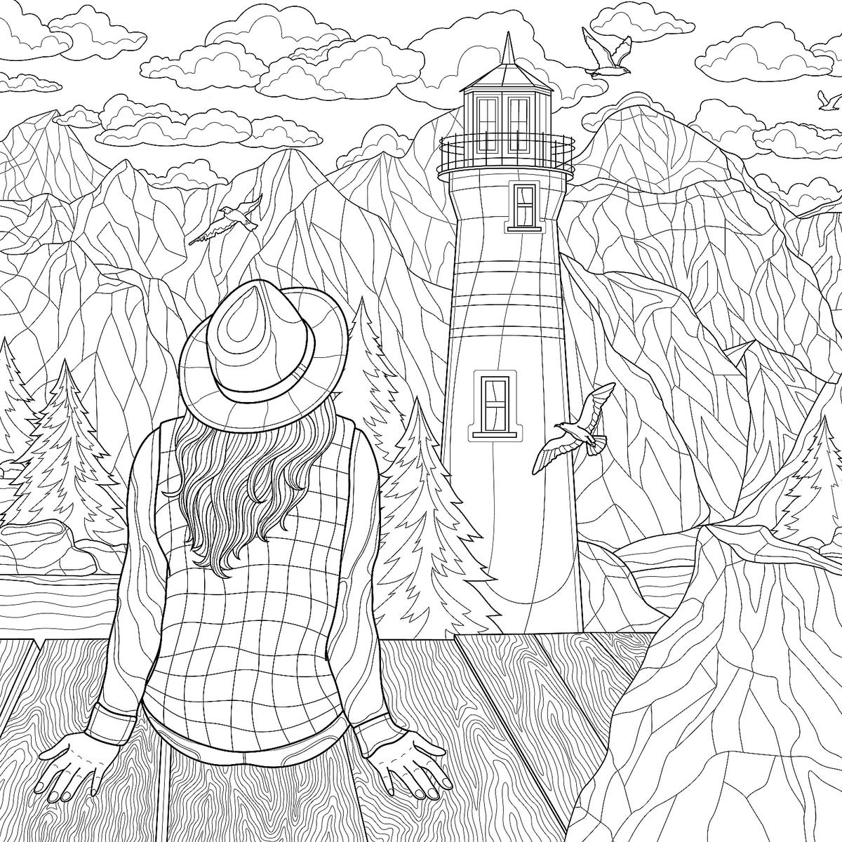 Travel coloring pages free printable coloring pages of scenic places youd want to escape to printables mom