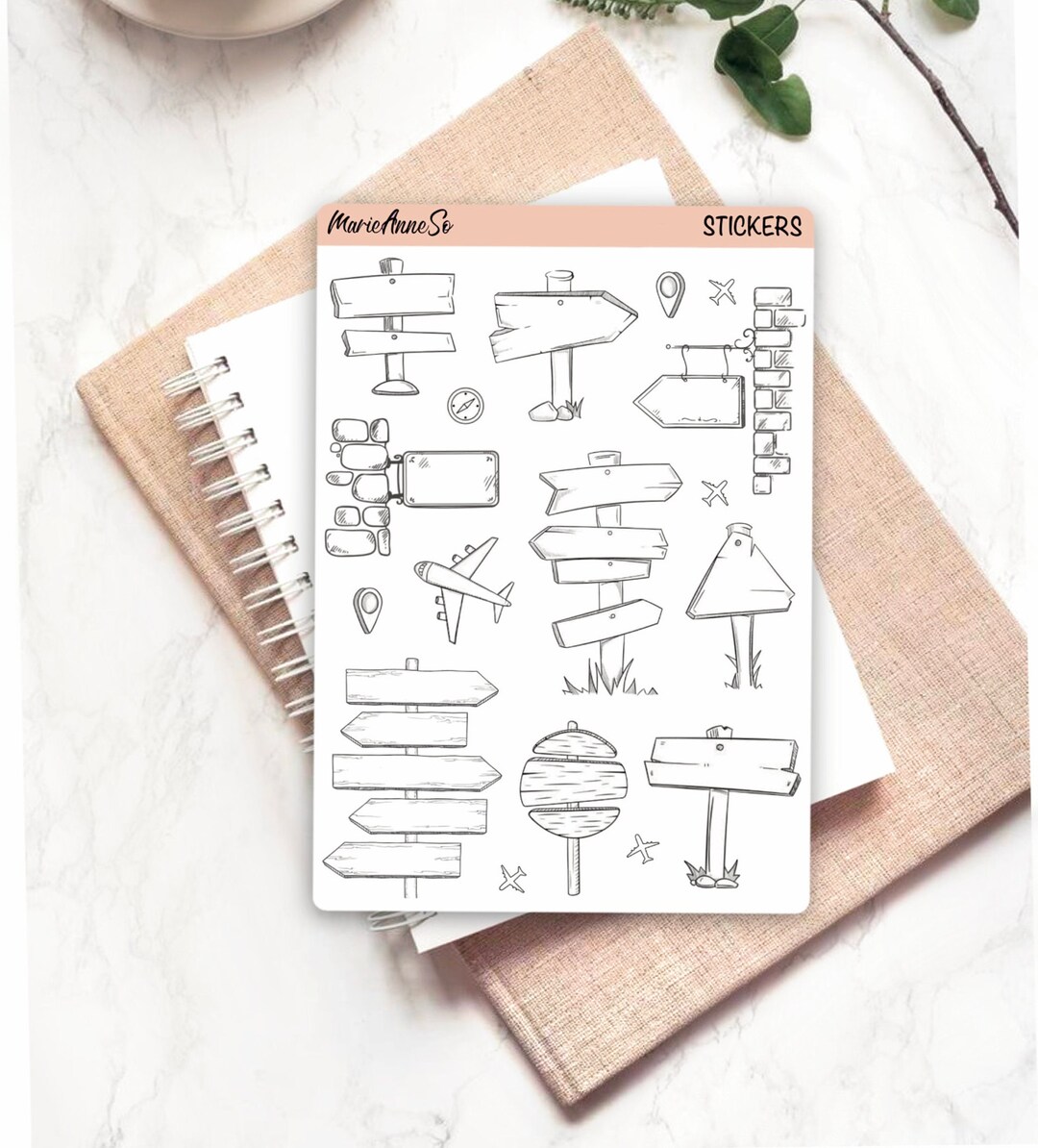 Coloring stickers travel i sticker sheet to plete