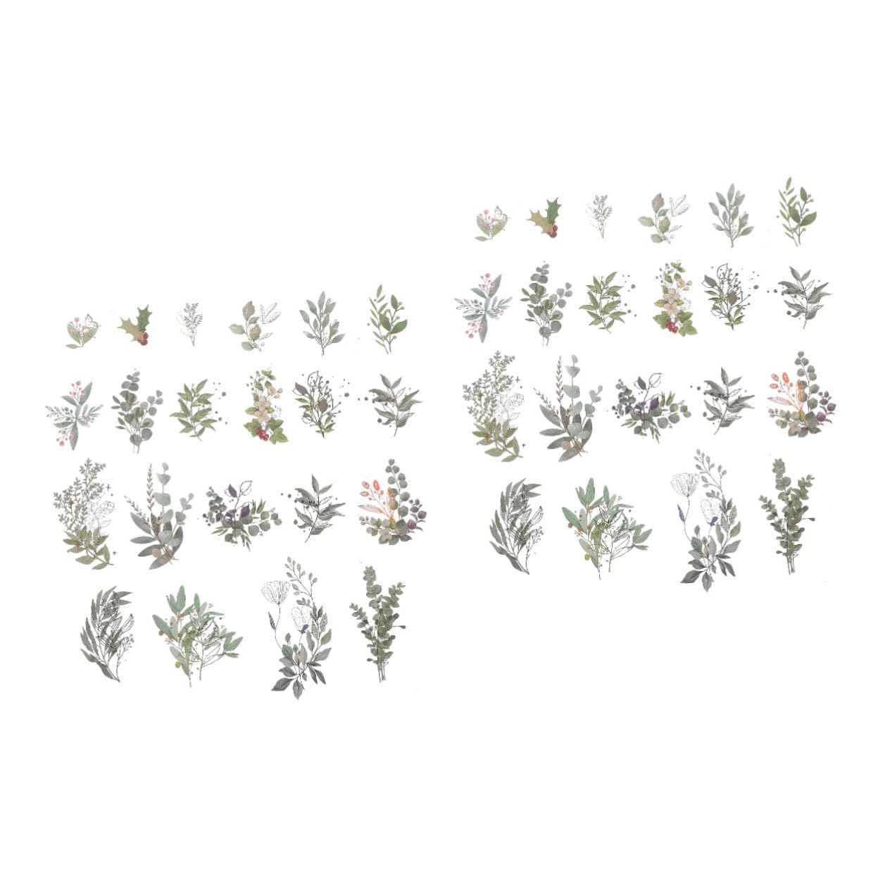 Lurrose pcs pet sticker pack plant hand account sticker notebook diy sticker flower scrapbooking sticker album decals book stickers scrapbooking supplies travel the pet car periodicals toys games
