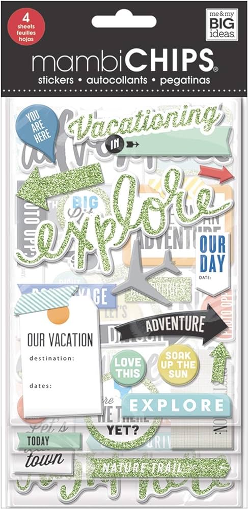Me my big ideas mambichips chipboard stickers