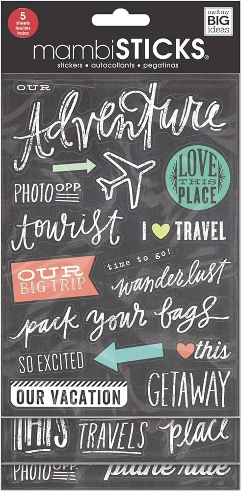 Me my big ideas mambichips chipboard stickers
