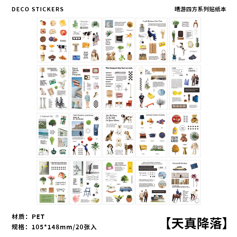 Decorative stickers sticker book stationery sticker