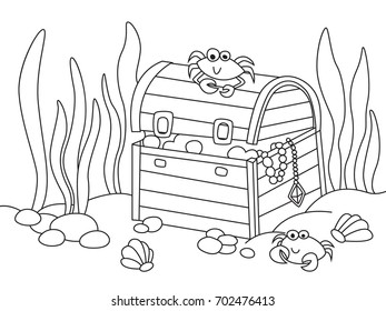 Book treasure chest royalty