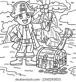 Treasure chest coloring page images stock photos d objects vectors