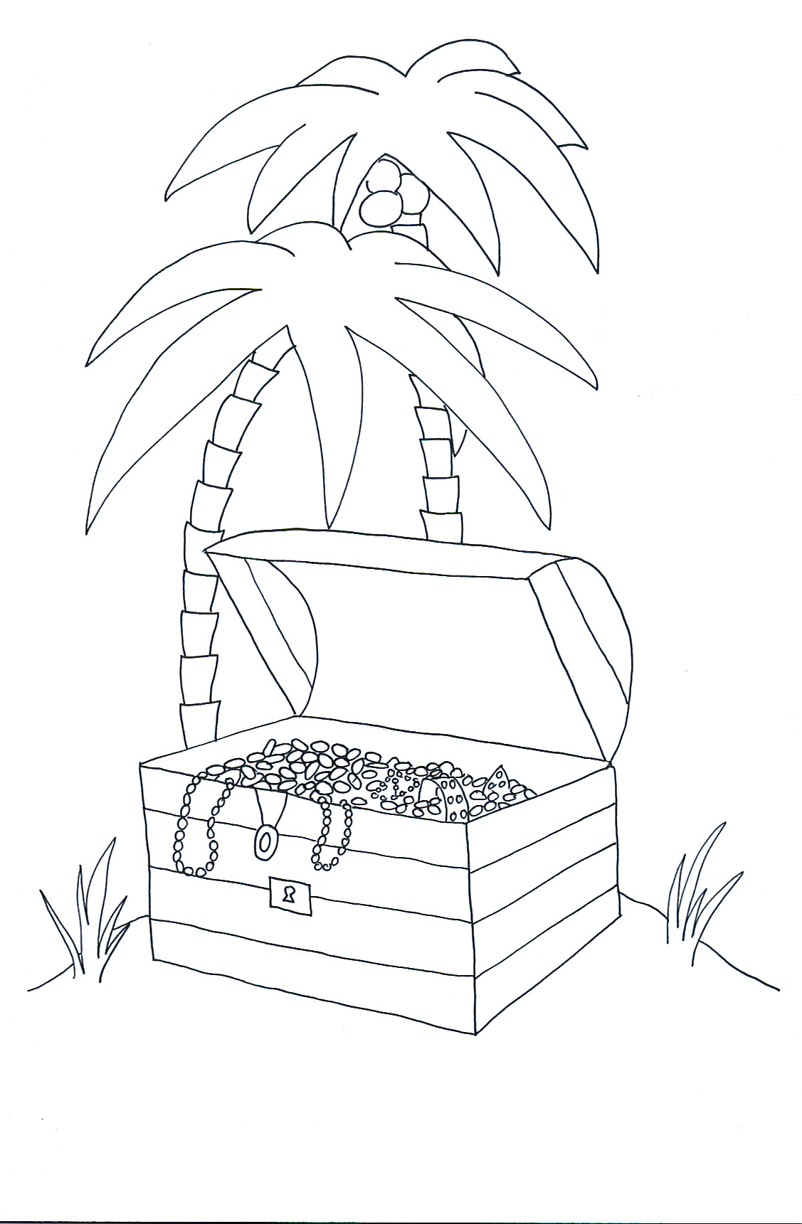 Pirate coloring pages