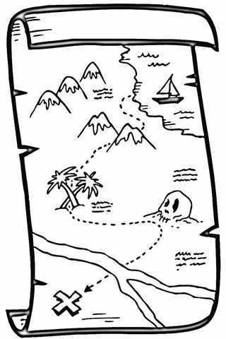 Treasure map coloring page free printable coloring pages treasure maps for kids pirate maps treasure maps