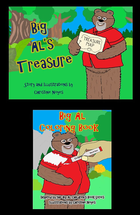 Big al two pack big als treasure and coloring book bear hug books