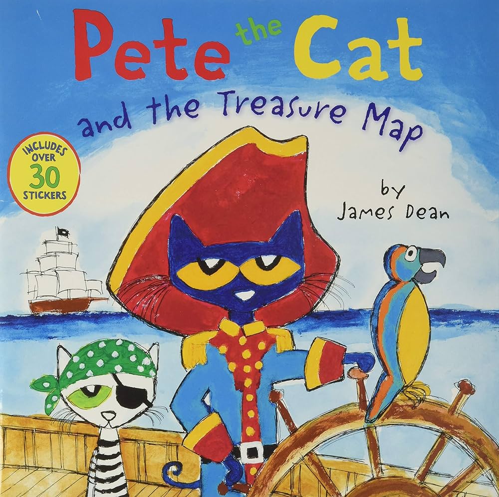 Pete the cat and the treasure map dean james dean kimberly dean james books