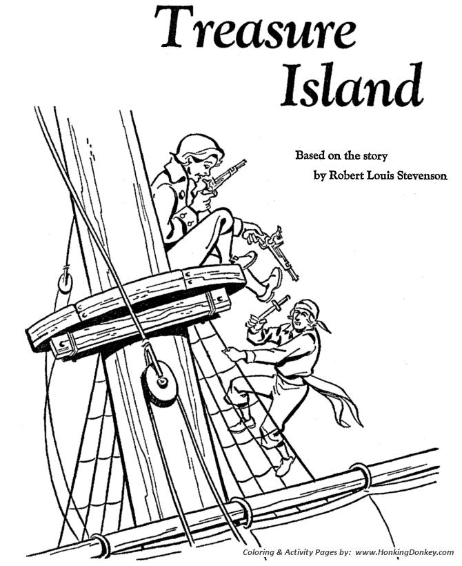 Treasure island coloring pages xxx
