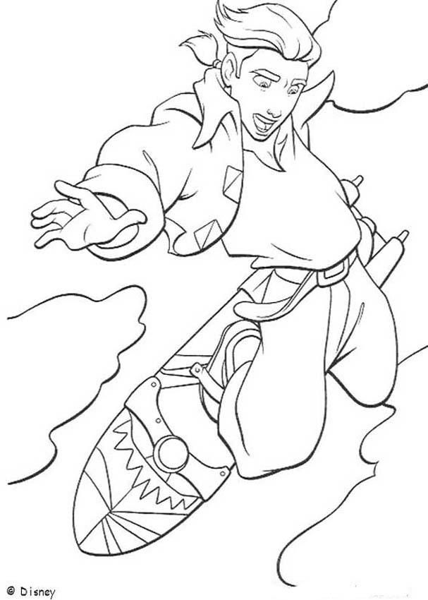 Treasure planet coloring book pages