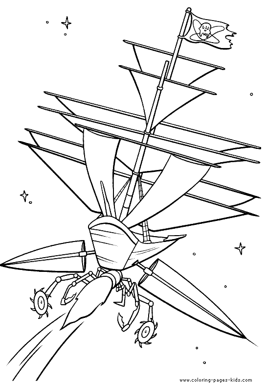 Treasure planet coloring pages