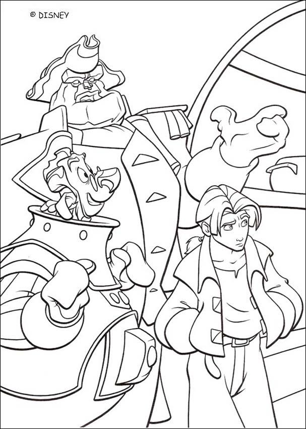 Treasure planet coloring pages