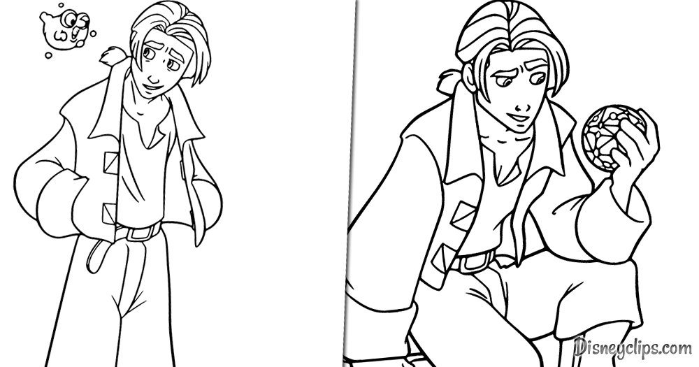 Disneys treasure planet coloring pages in pdf