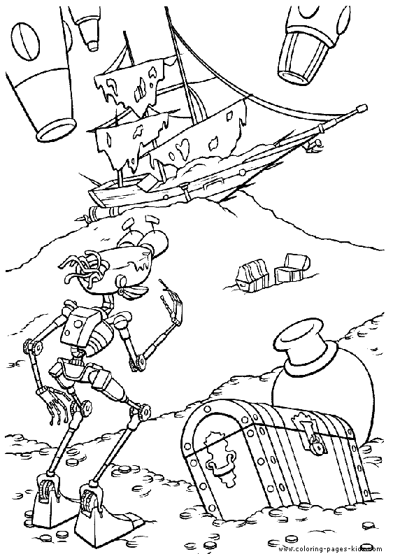 Treasure planet coloring pages