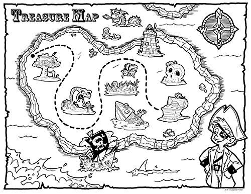 Guajolote prints treasure map pirate party favors count coloring sheets x inches ððñññ ððñðññðºððð ðºðððð ððññð ñððºñðððñ ð ðñðºñðñðºð
