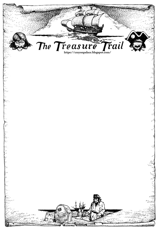 Crayon palace draw your own treasure map