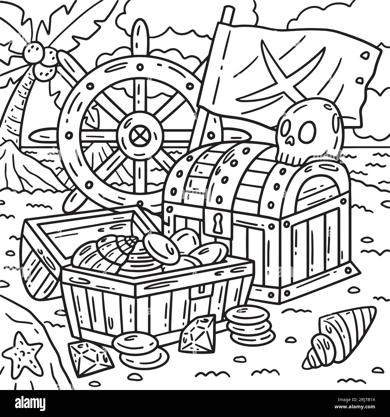 Pirate flag design hi