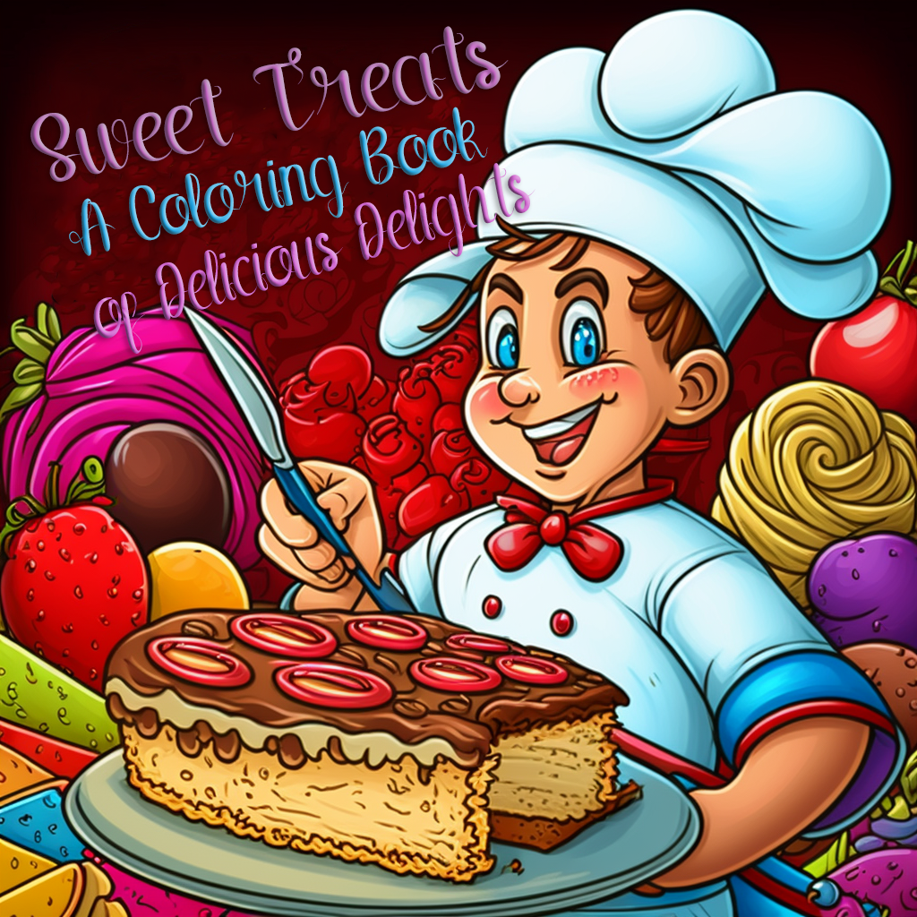 Sweet treats a coloring book of delicious delights