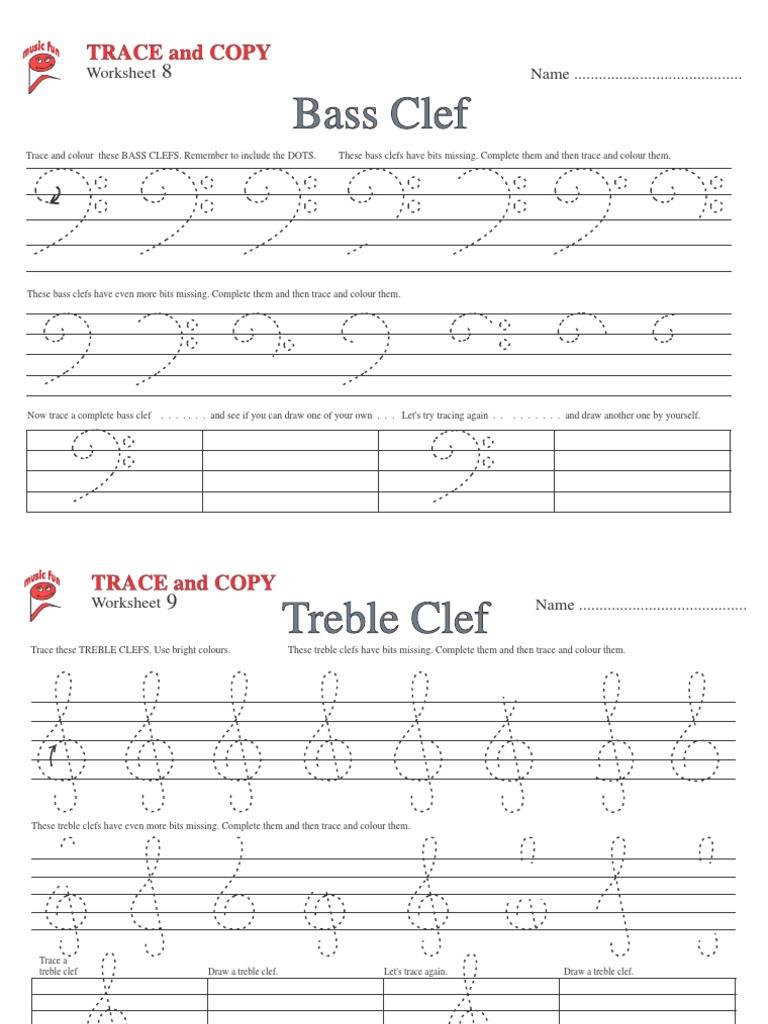Bass clef treble clef pdf