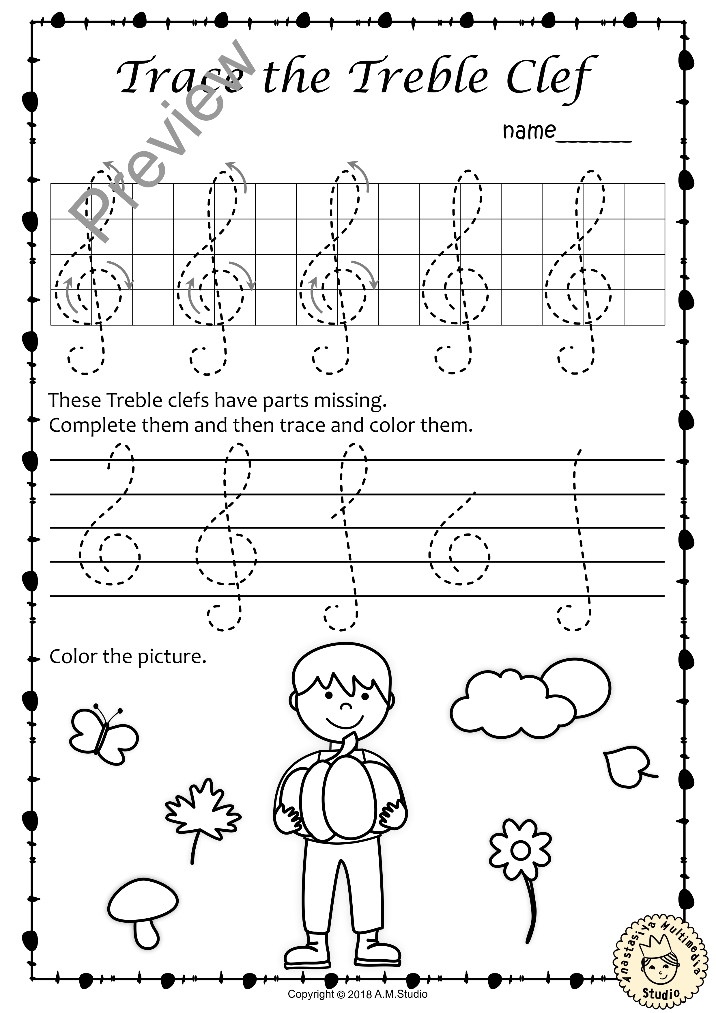 Tracing music notes worksheets for fall music worksheets music theory worksheets basic music theory worksheets