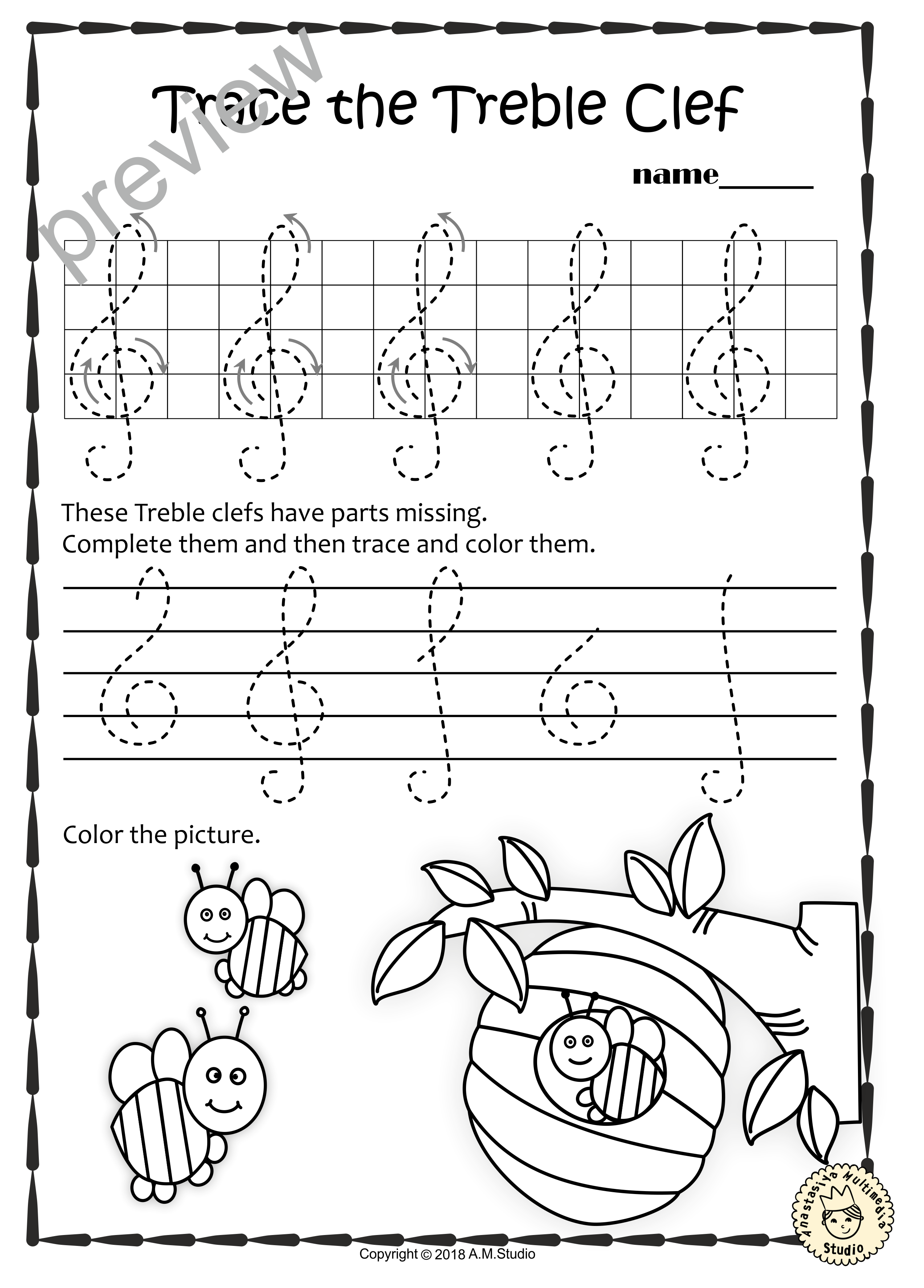 A set of summer themed music worksheets is created to help your students learn to trace câ music worksheets music theory worksheets music teaching resources