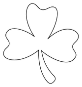 Shamrock coloring pages free coloring pages