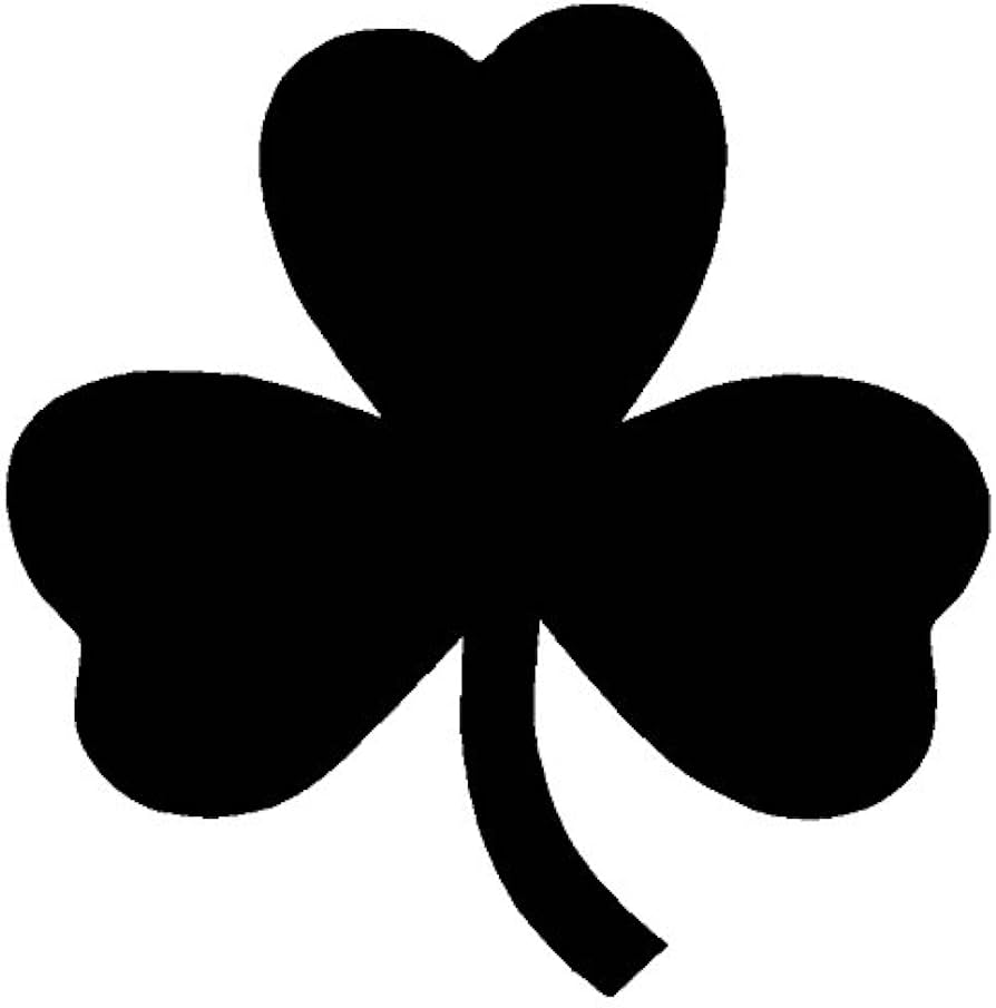 Stickerdad pack shamrock leaf clover irish vinyl decal