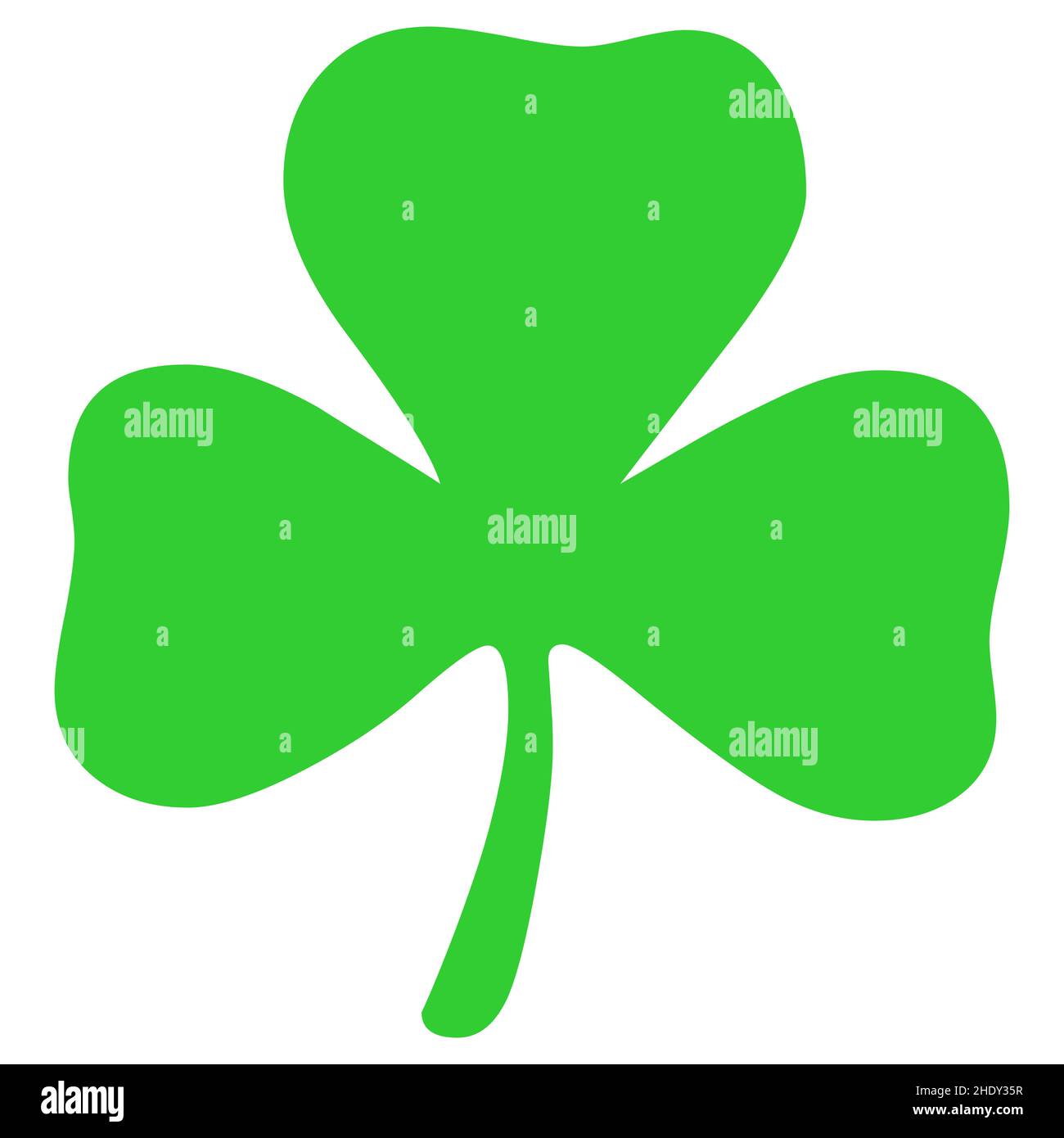 Leaf clover imãgen recortadas de stock