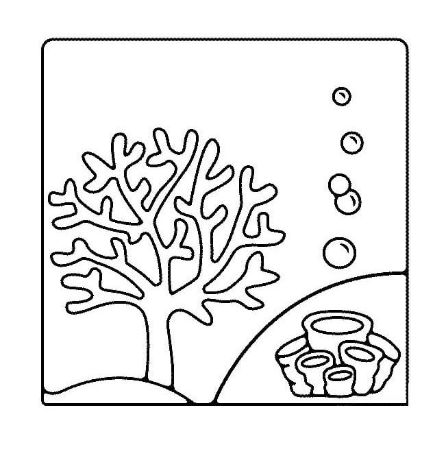 Coral reef coloring pages printable for free download