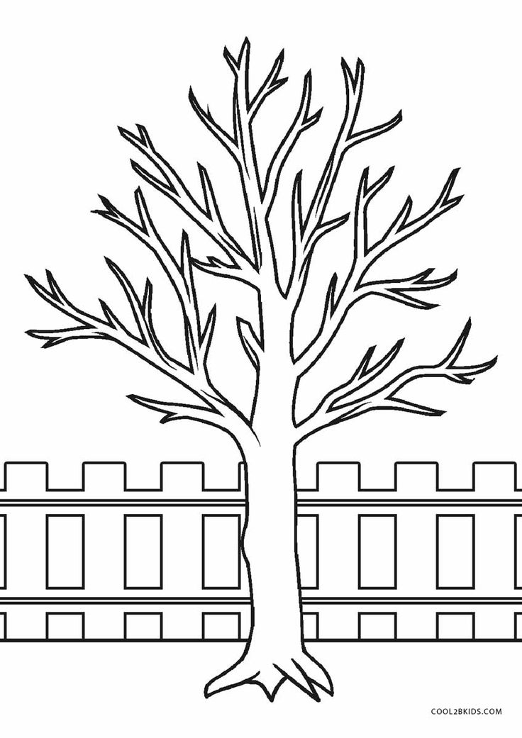 Free printable tree coloring pages for kids coolbkids tree coloring page coloring pages printable coloring pages