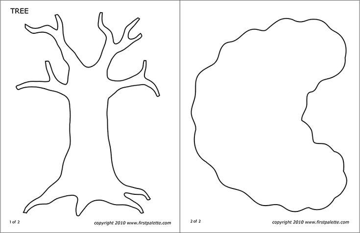 Tree free printable templates coloring pages firstpalette templates printable free tree templates leaf template