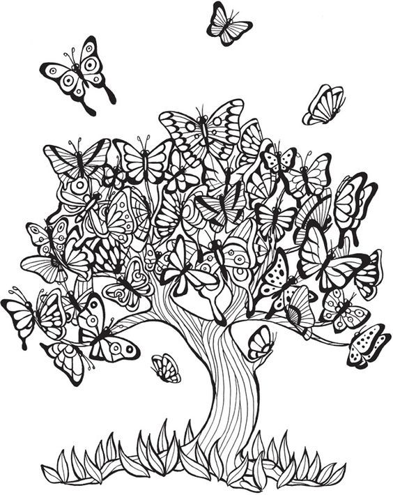 Ãpinglã sur trees coloring sheets