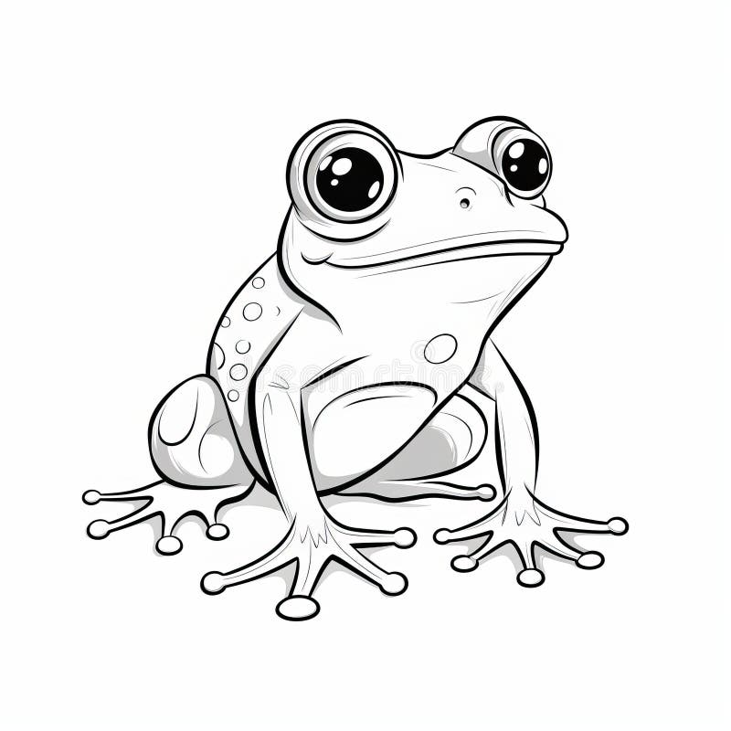 Frog coloring pages adults stock illustrations â frog coloring pages adults stock illustrations vectors clipart