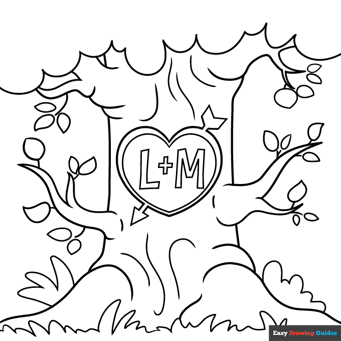 Free printable heart coloring pages for kids