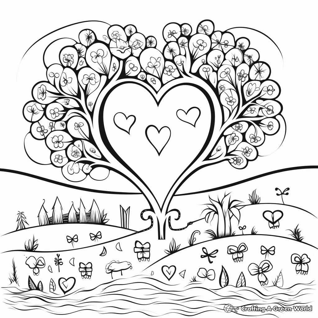 Happy anniversary coloring pages