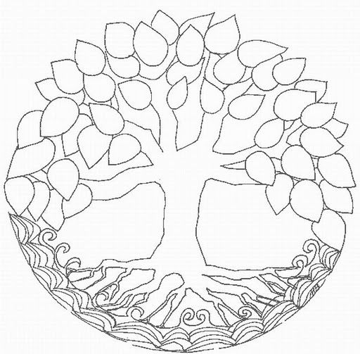 Coloring pages tree of life