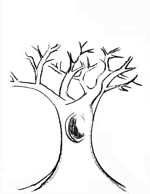 Free download of tree trunk printable