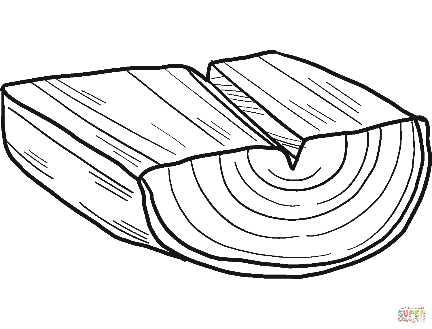 Tree trunk coloring page free printable coloring pages