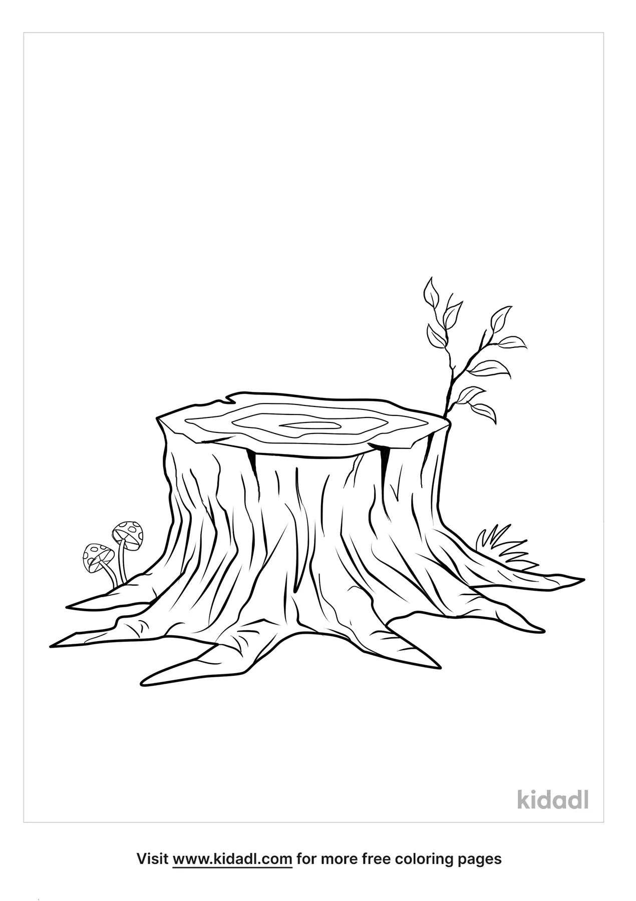 Free forest tree trunk coloring page coloring page printables