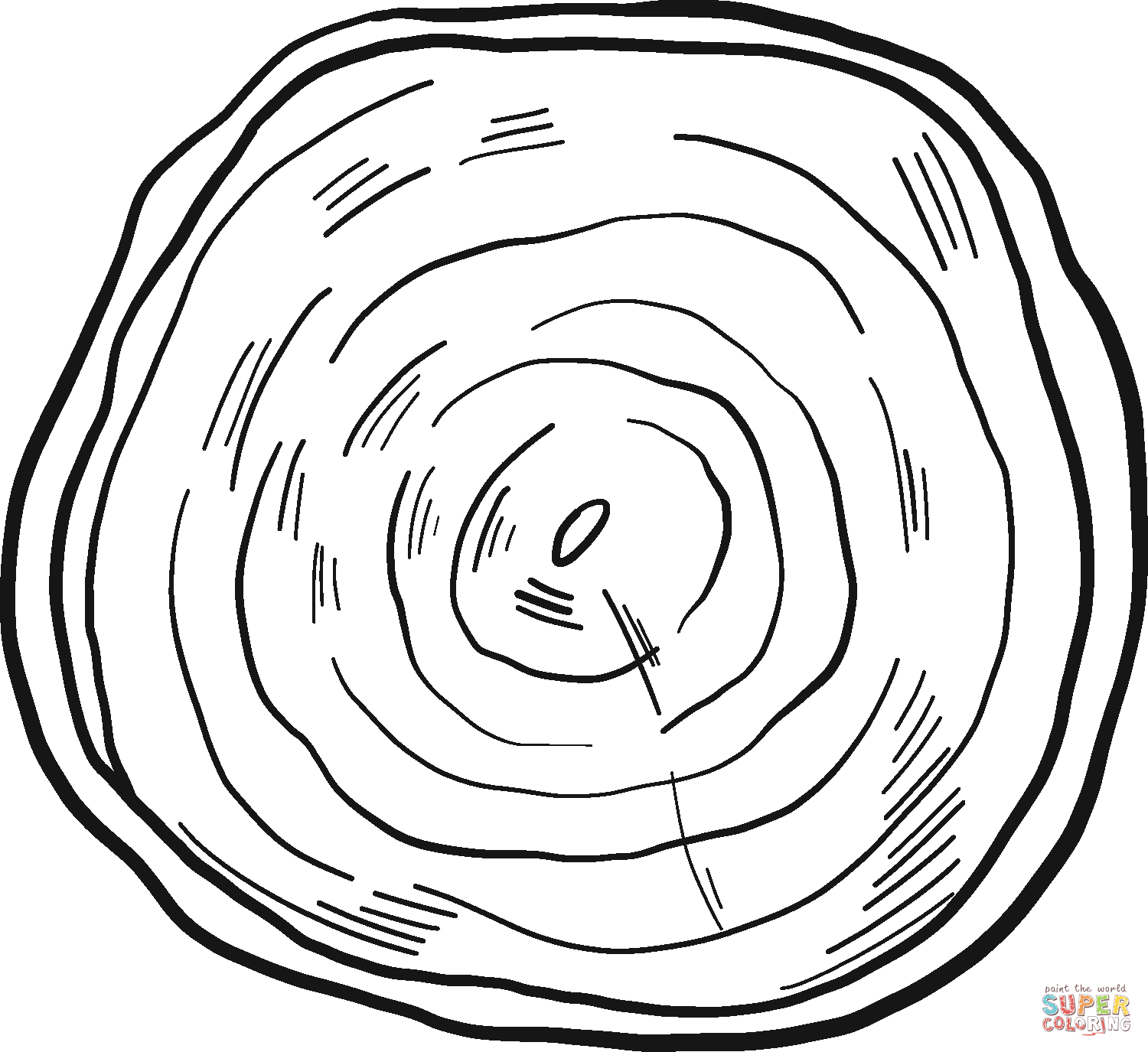 Tree trunk coloring page free printable coloring pages