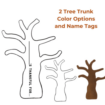 Thankful tree craft activity