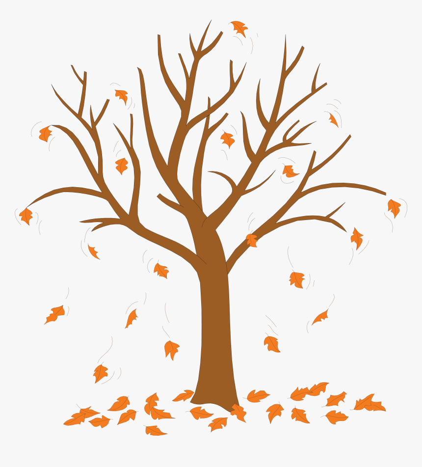 Trees without leaves coloring pages